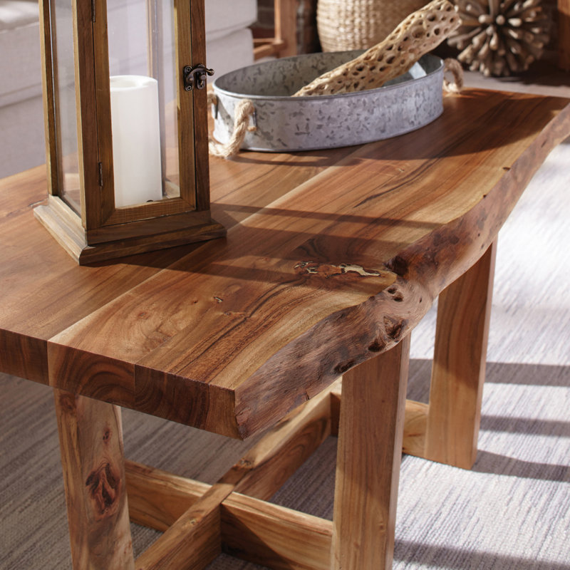 The Twillery Co.® Alica Solid Natural Acacia Wood Coffee The Twillery Co.® Alica Solid Natural Acacia Wood Coffee